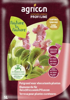 Agricon Carnivorenerde torffrei 5 L