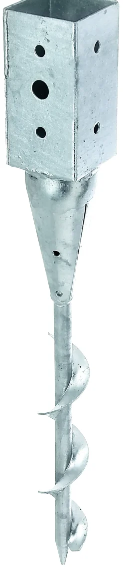 Alberts Einschraub-Bodenhülse 71 x 71 x 595 mm Stahl, feuerverzinkt