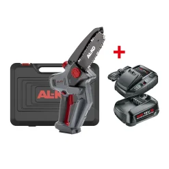 Alko Akku-Mini-Kettensäge CSM 1815 15 cm Schwertlänge Set