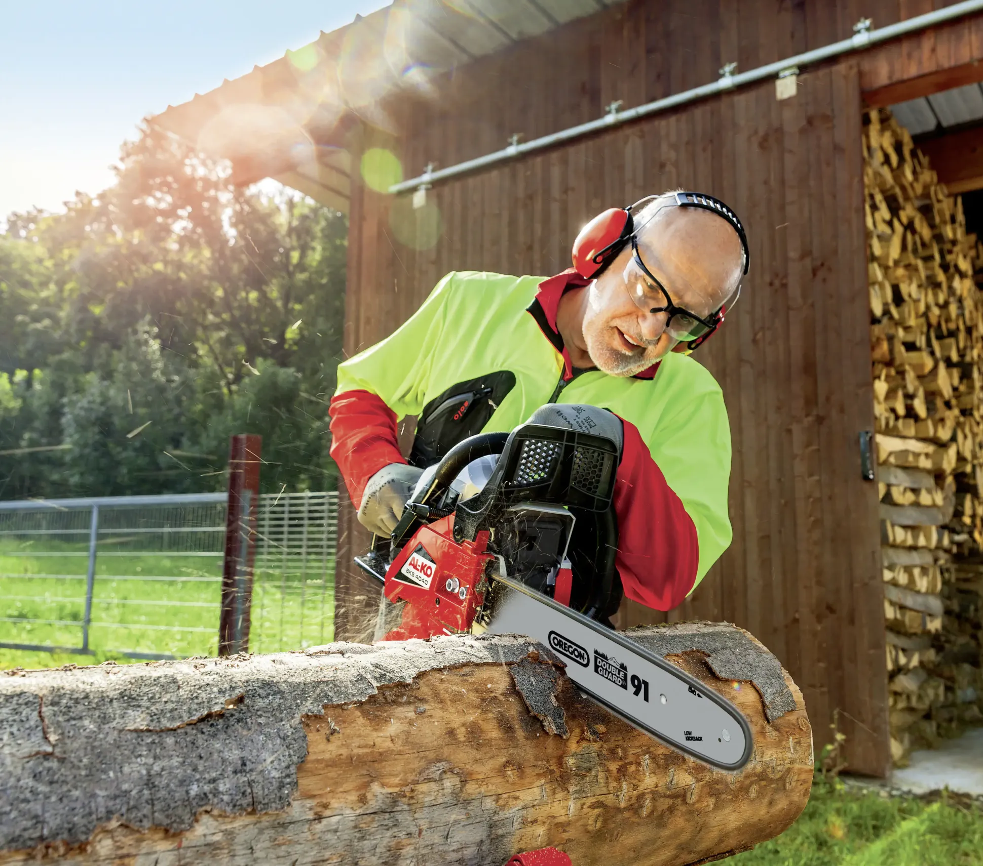 AL-KO Benzin-Kettensäge BKS 4540 1,7 kW, 40 cm Schwertlänge