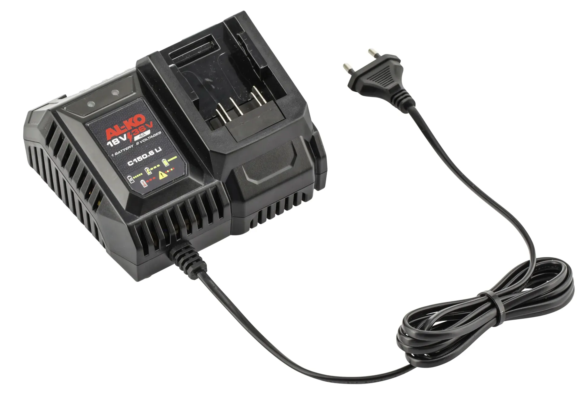 AL-KO Ladegerät C150.6 Li für 18 V und 18/36 V Li-Ion Akkus