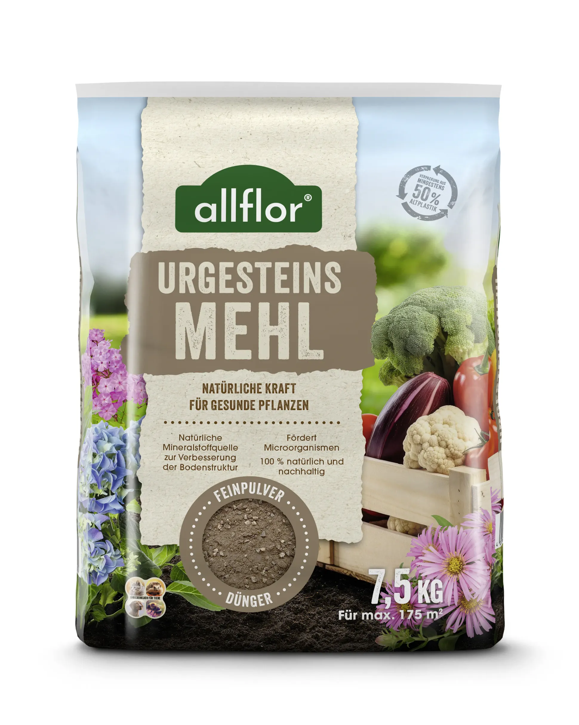 Allflor Urgesteinsmehl 7,5 kg