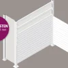 Ambiente Aluminium-Pfosten 127 cm, 68 x 68 mm, Anthrazit Struktur 7016
