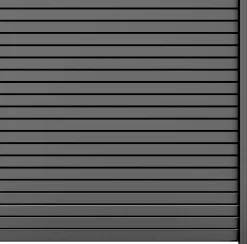 Ambiente Alu-Zaun Erweiterungsset Rhombus MINI 187 x 184,2 cm grau