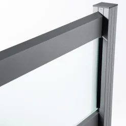 Ambiente Alu-Zaun Erweiterungsset Rhombus MINI 187 x 124,2 cm grau