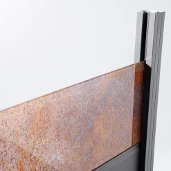 Ambiente Alu-Zaun Erweiterungsset Paneel 150 grau 187 x 184,2 cm
