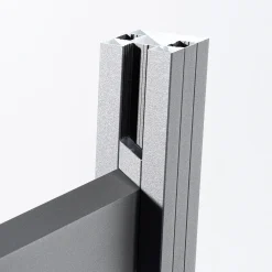 Ambiente Alu-Zaun Erweiterungsset Rhombus MAXI 187 x 184,2 cm grau