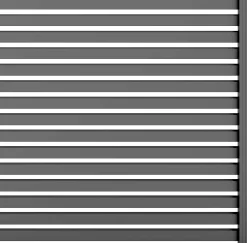 Ambiente Alu-Zaun Erweiterungsset Rhombus MAXI 187 x 184,2 cm grau
