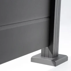 Ambiente Alu-Zaun Erweiterungsset Paneel 150 grau 187 x 244,2 cm