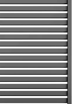 Ambiente Alu-Zaun Erweiterungsset Rhombus MAXI 187 x 124.2 cm grau