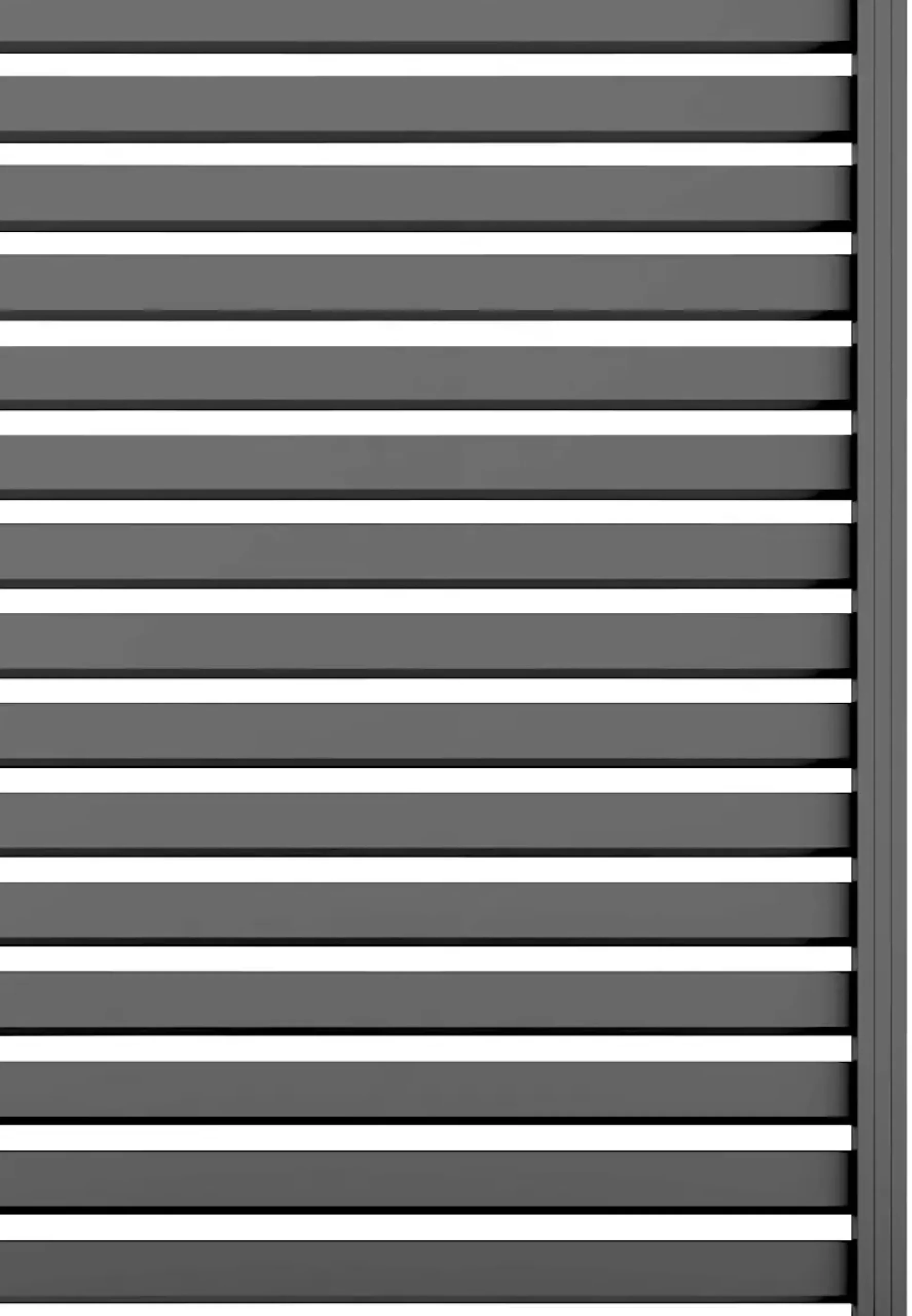 Ambiente Alu-Zaun Erweiterungsset Rhombus MAXI 187 x 124.2 cm grau