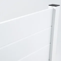 Ambiente Alu-Zaun Erweiterungsset Paneel 150 weiß 187 x 124,2 cm