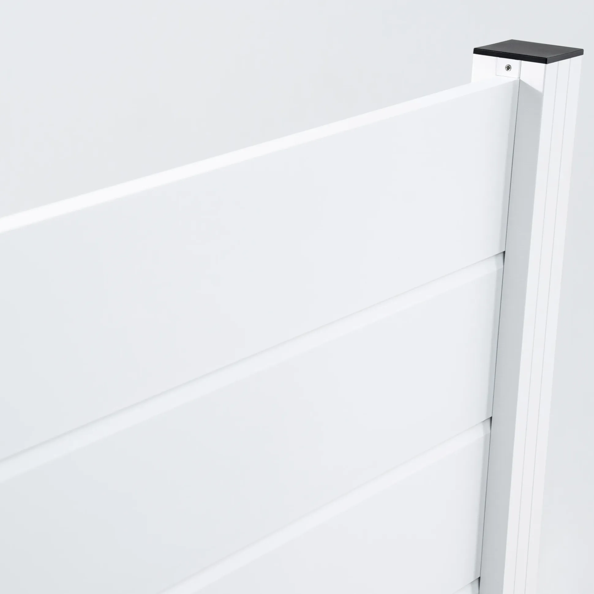 Ambiente Alu-Zaun Erweiterungsset Paneel 150 weiß 187 x 124,2 cm