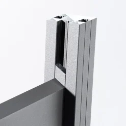 Ambiente Alu-Zaun Erweiterungsset Rhombus MAXI 187 x 244,2 cm grau