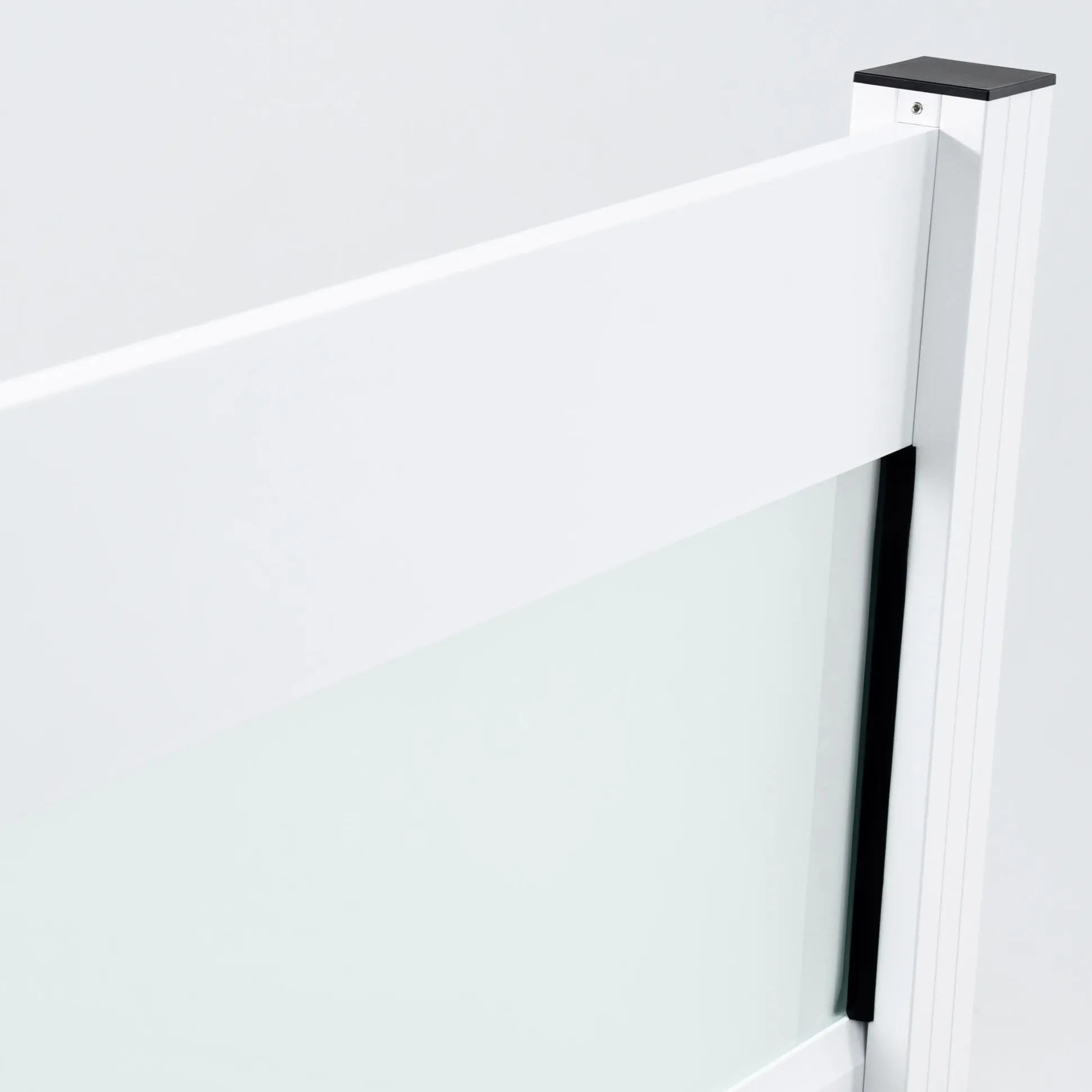 Ambiente Alu-Zaun Erweiterungsset Paneel 150 weiß 187 x 124,2 cm