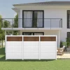 Ambiente Alu-Zaun Erweiterungsset Rhombus MINI 187 x 124,2 cm weiß