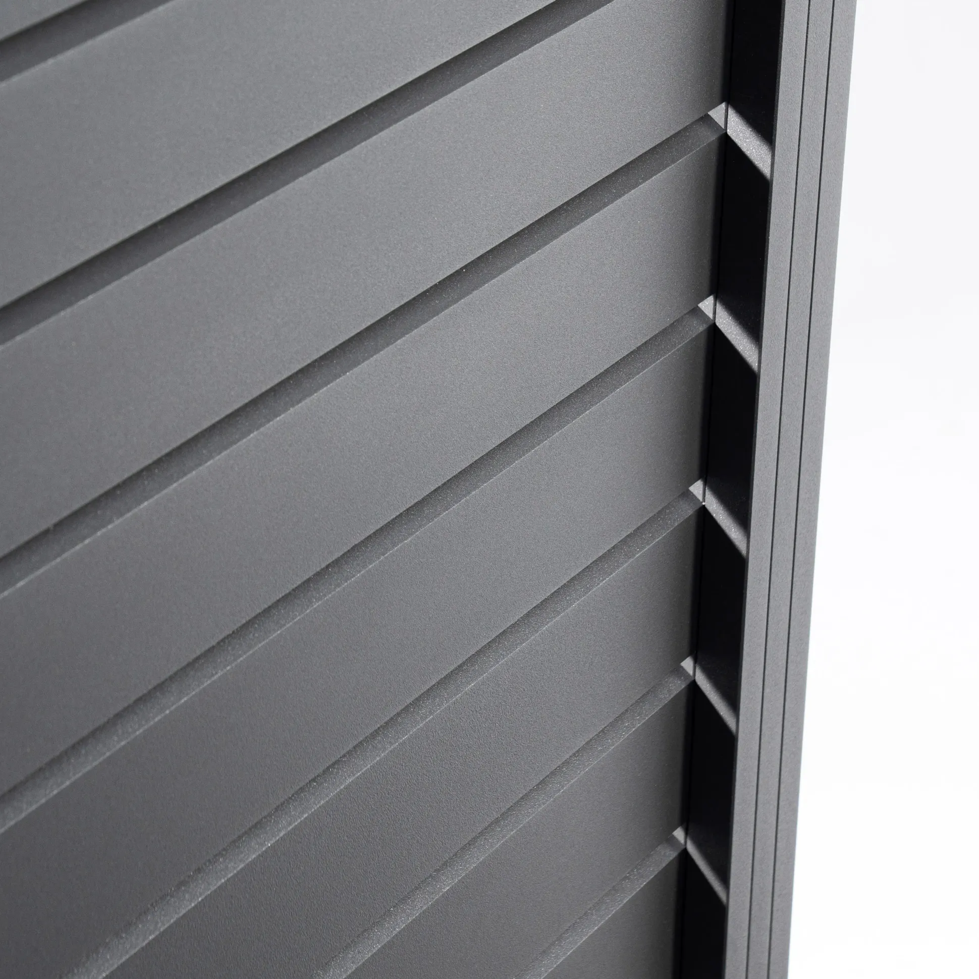 Ambiente Alu-Zaun Erweiterungsset Rhombus MINI 187 x 184,2 cm grau