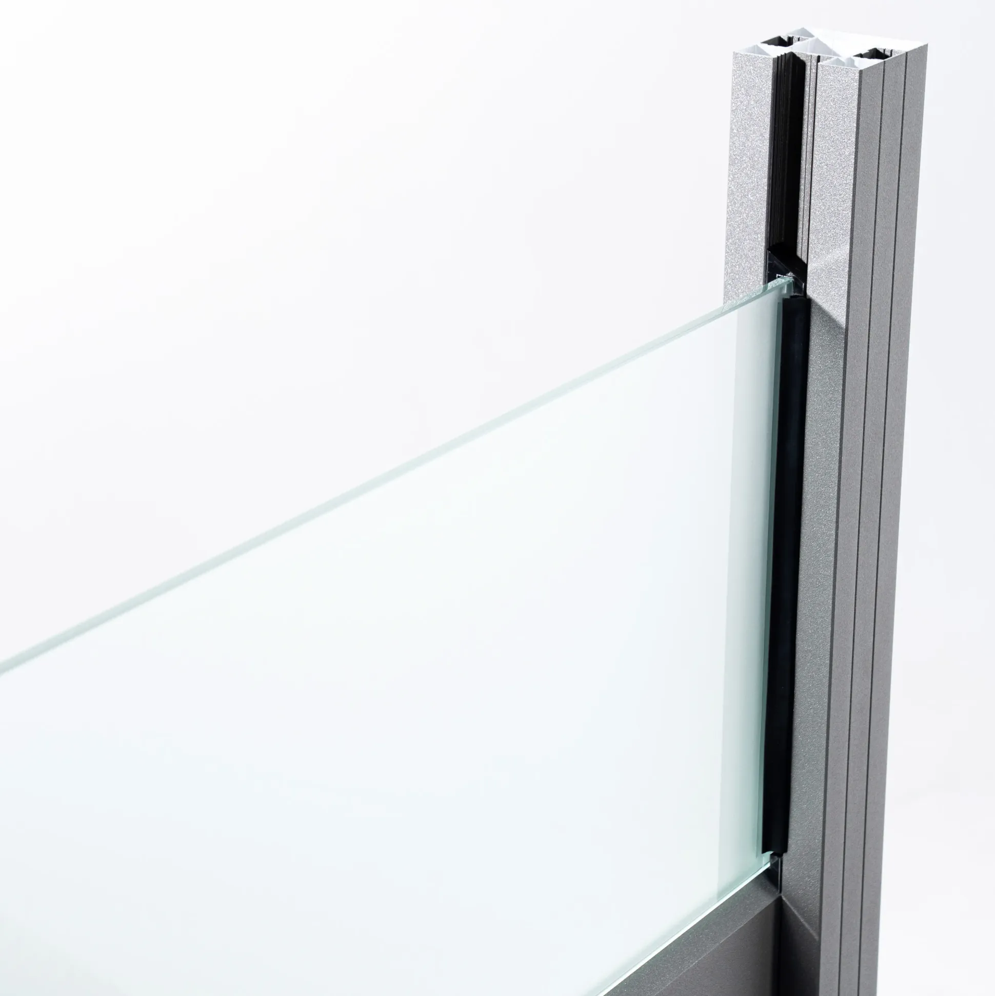 Ambiente Alu-Zaun Erweiterungsset Rhombus MINI 187 x 184,2 cm grau
