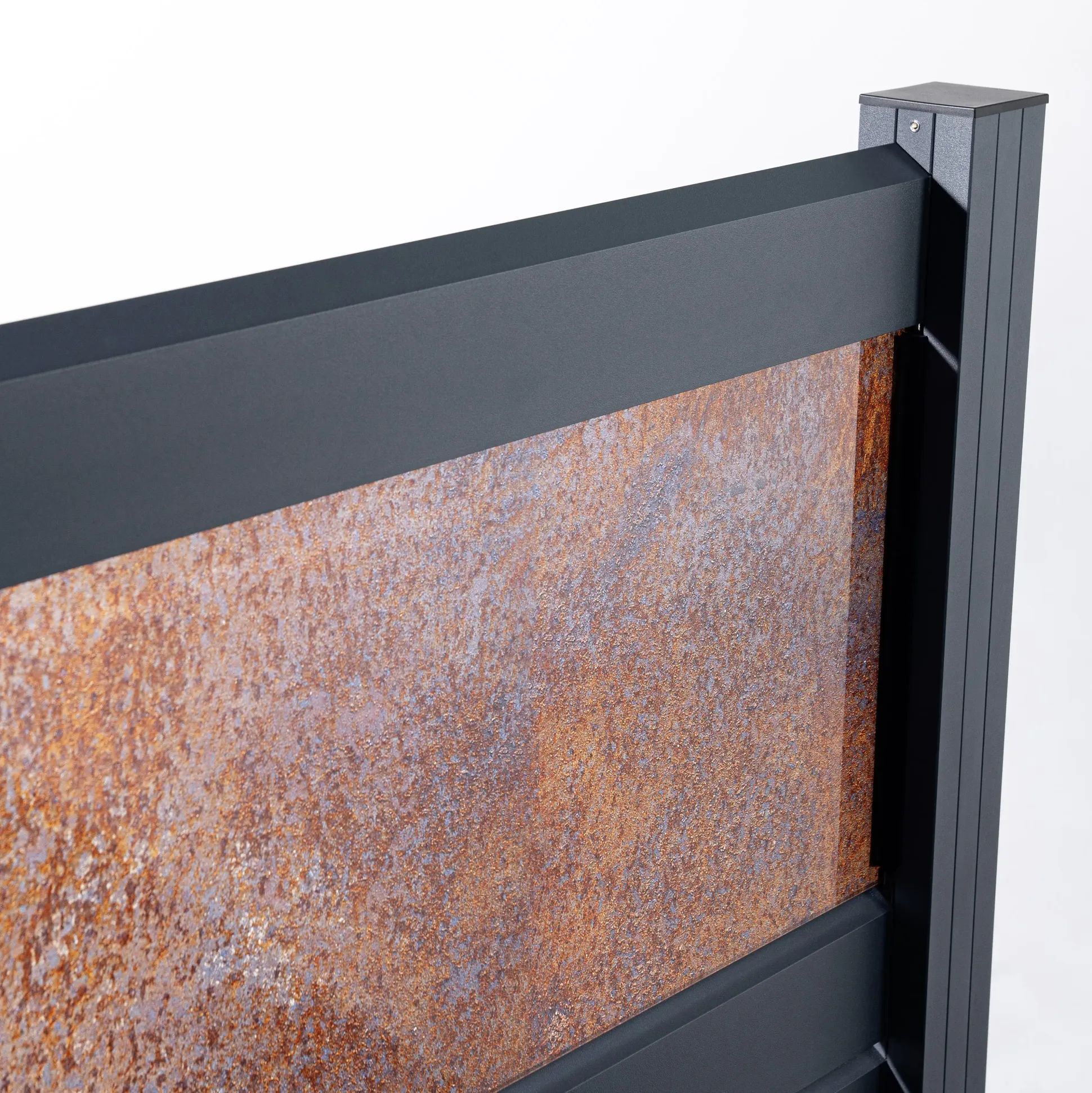 Ambiente Alu-Zaun Erweiterungsset Rhombus MINI 187 x 124,2 cm anthrazit