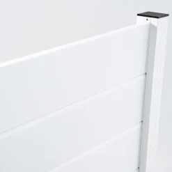 Ambiente Alu-Zaun Grundset Paneel 150 weiß 187 x 124,2 cm