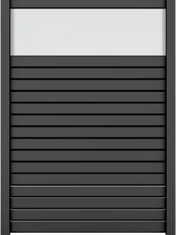 Ambiente Alu-Zaun Grundset Rhombus MINI 187 x 124,2 cm anthrazit