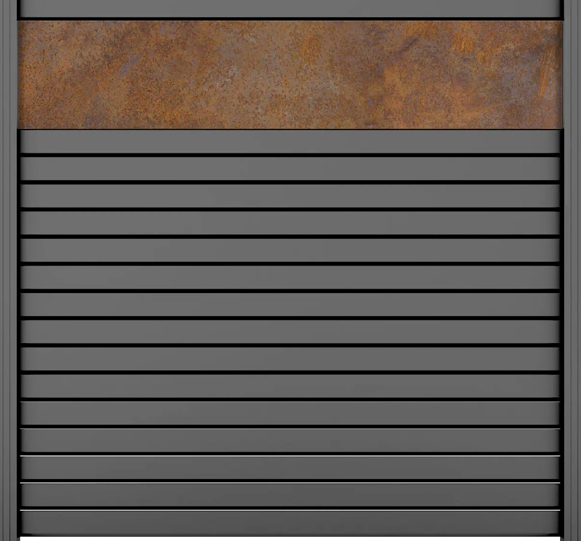 Ambiente Alu-Zaun Grundset Rhombus MINI 187 x 184,2 cm grau