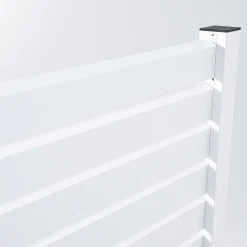 Ambiente Alu-Zaun Grundset Rhombus MINI 187 x 184,2 cm weiß