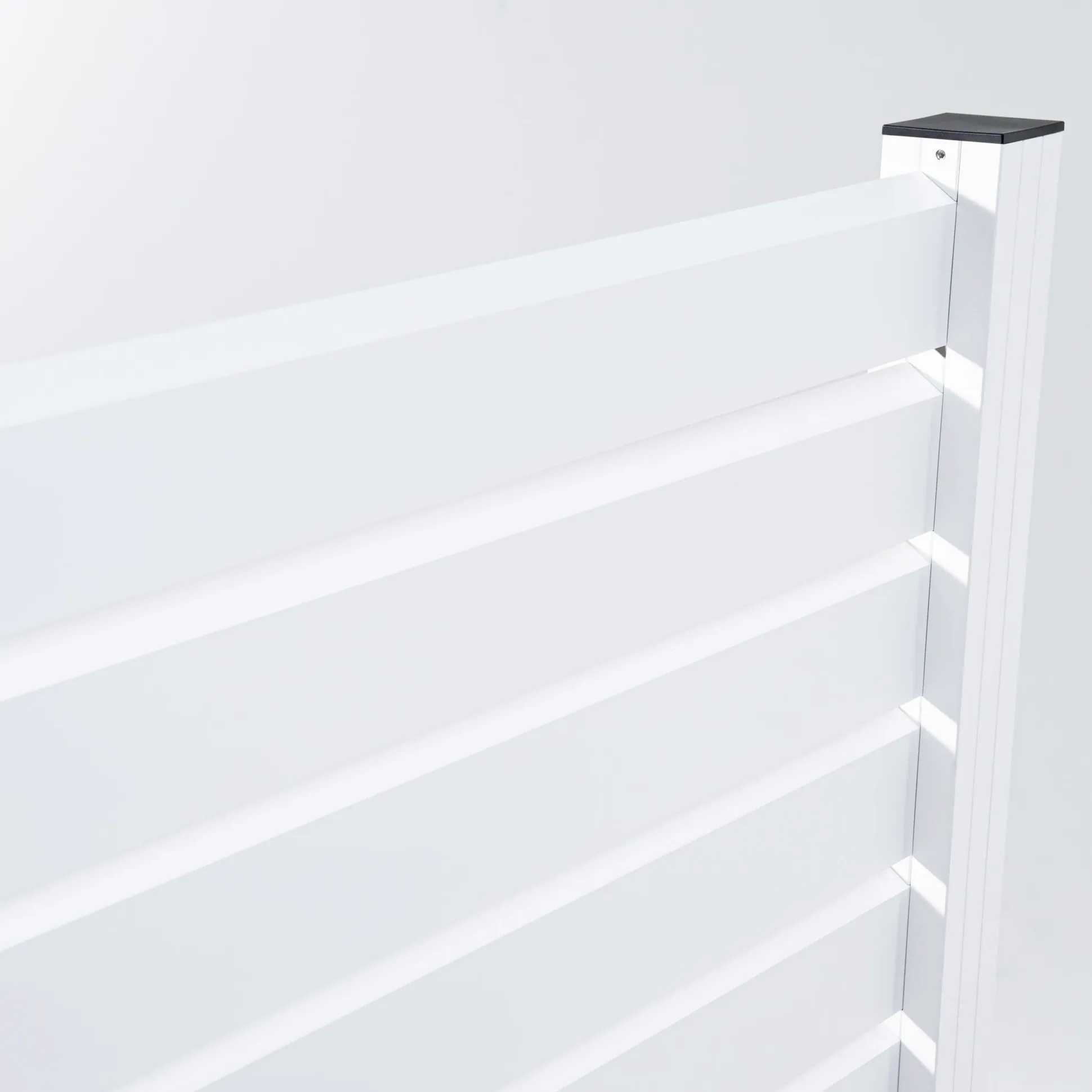 Ambiente Alu-Zaun Grundset Rhombus MINI 187 x 184,2 cm weiß