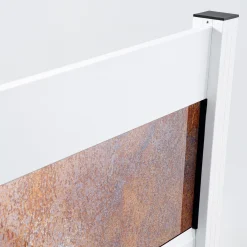 Ambiente Alu-Zaun Grundset Paneel 150 weiß 187 x 124,2 cm