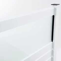 Ambiente Alu-Zaun Grundset Rhombus MINI 187 x 124,2 cm weiß