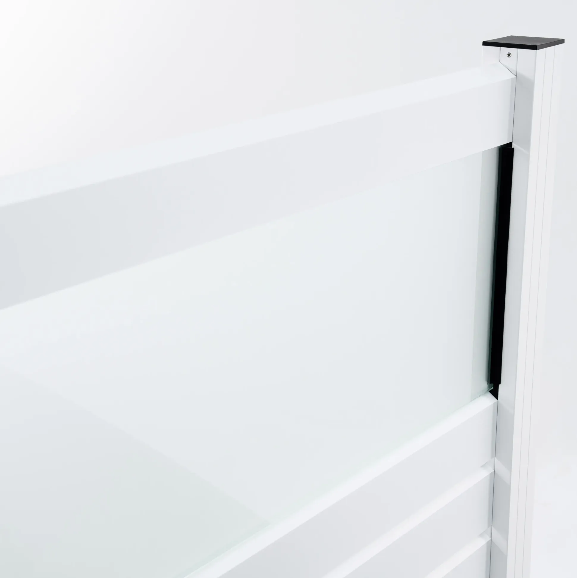 Ambiente Alu-Zaun Grundset Rhombus MINI 187 x 124,2 cm weiß