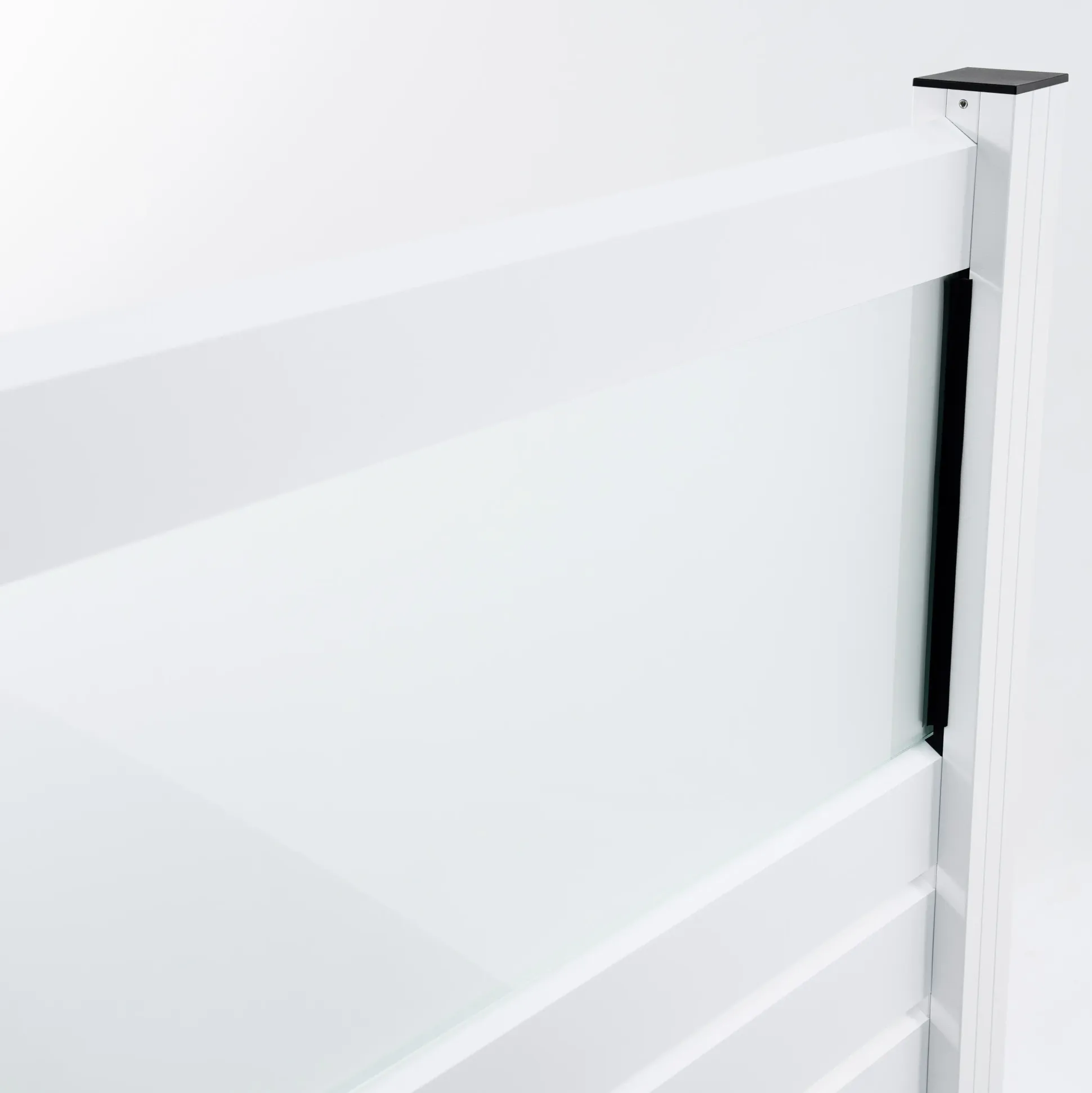 Ambiente Alu-Zaun Grundset Rhombus MINI 187 x 184,2 cm weiß