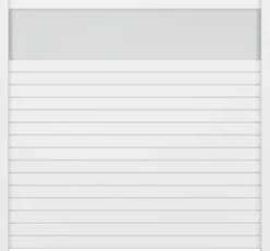 Ambiente Alu-Zaun Grundset Rhombus MINI 187 x 184,2 cm weiß