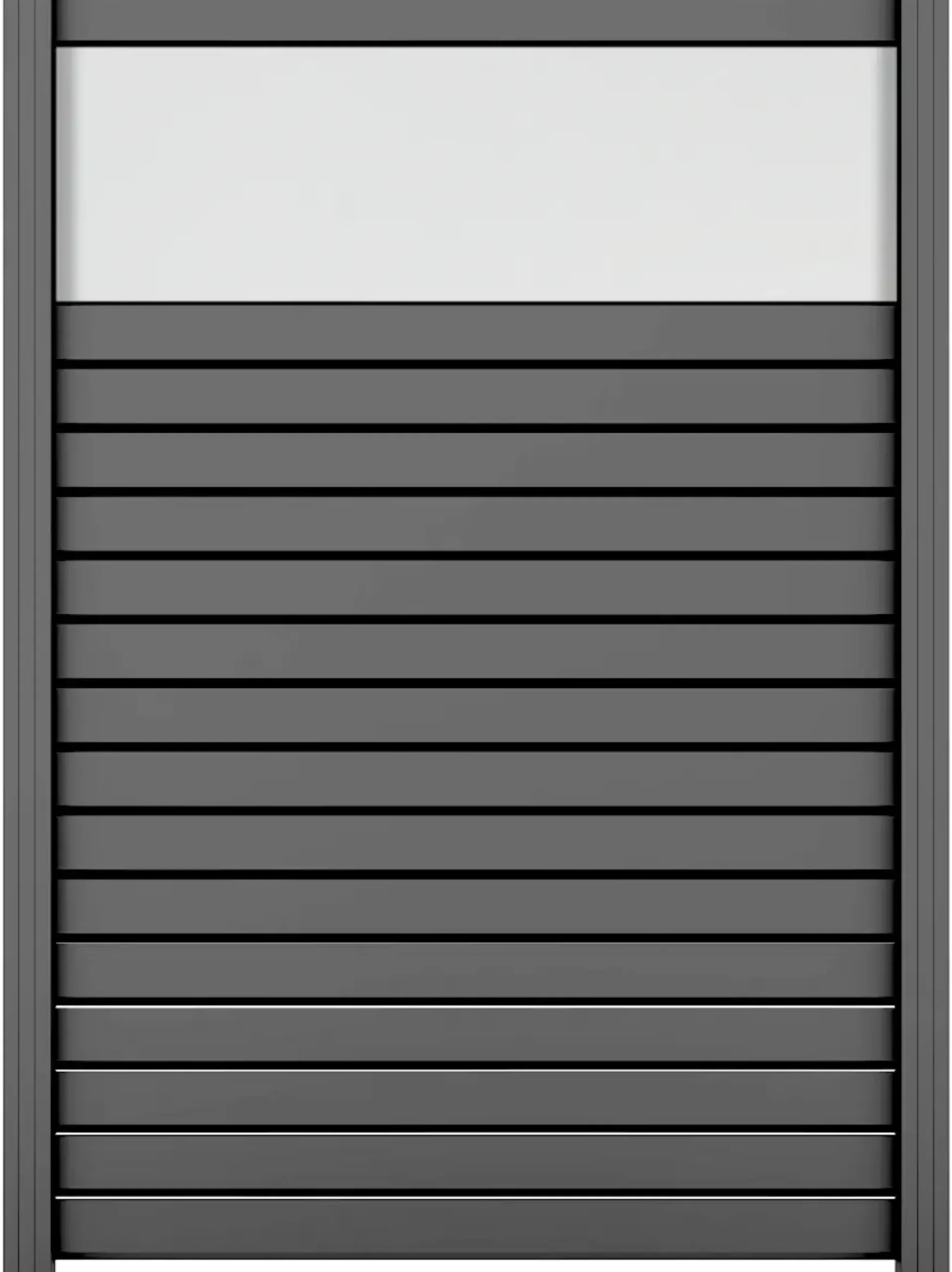 Ambiente Alu-Zaun Grundset Rhombus MINI 187 x 124,2 cm grau