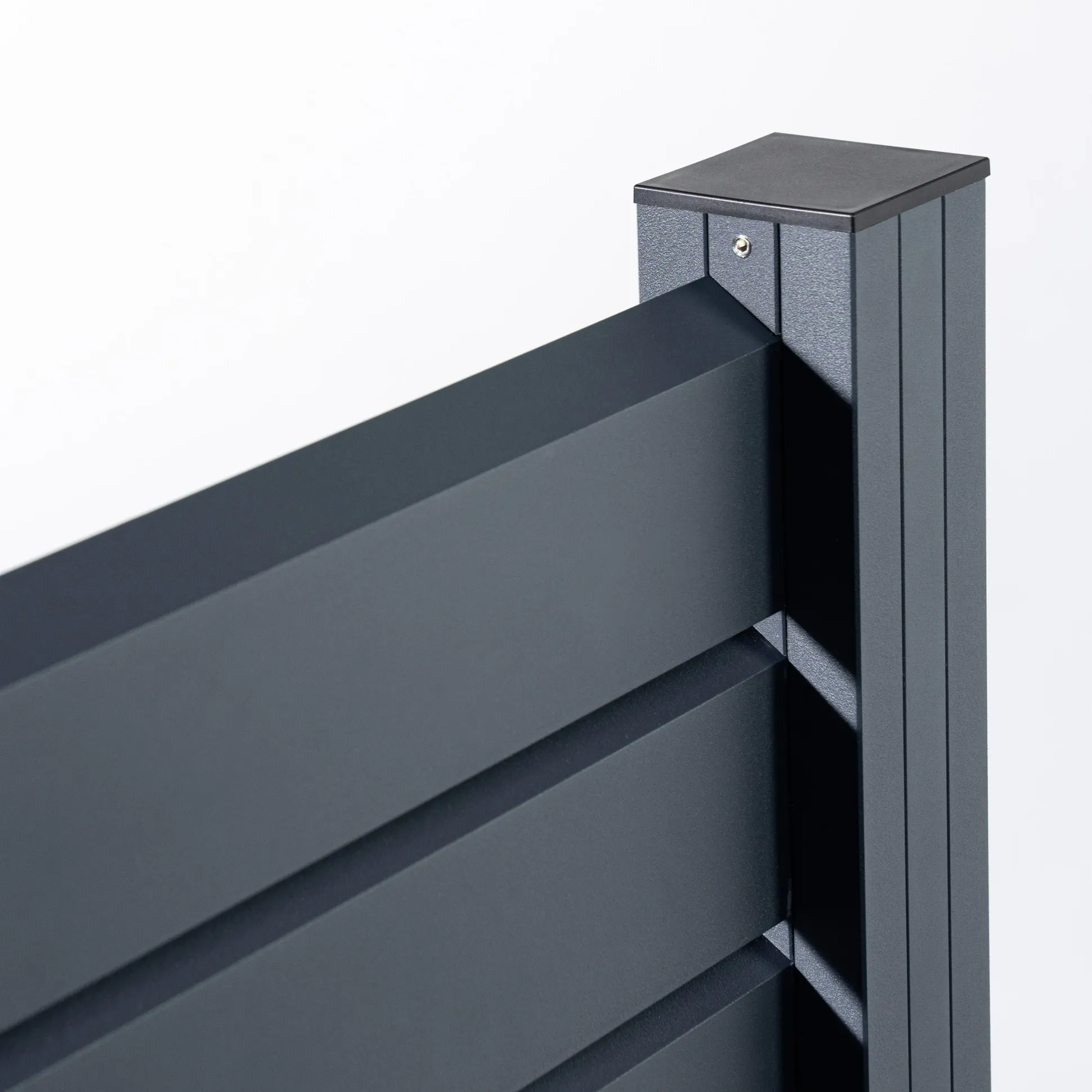 Ambiente Alu-Zaun Grundset Rhombus MINI 187 x 124,2 cm anthrazit