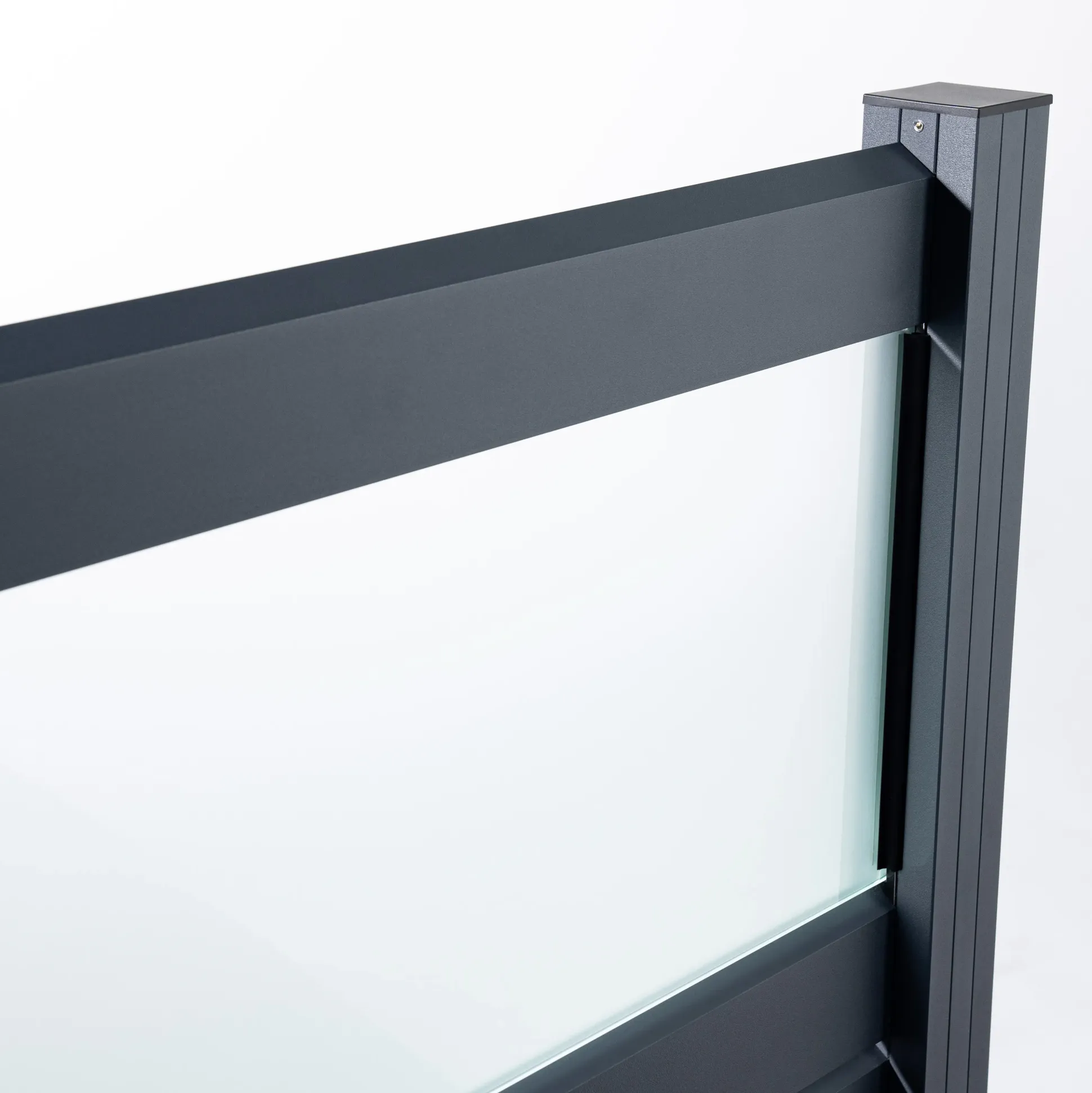 Ambiente Alu-Zaun Grundset Rhombus MINI 187 x 184,2 cm anthrazit
