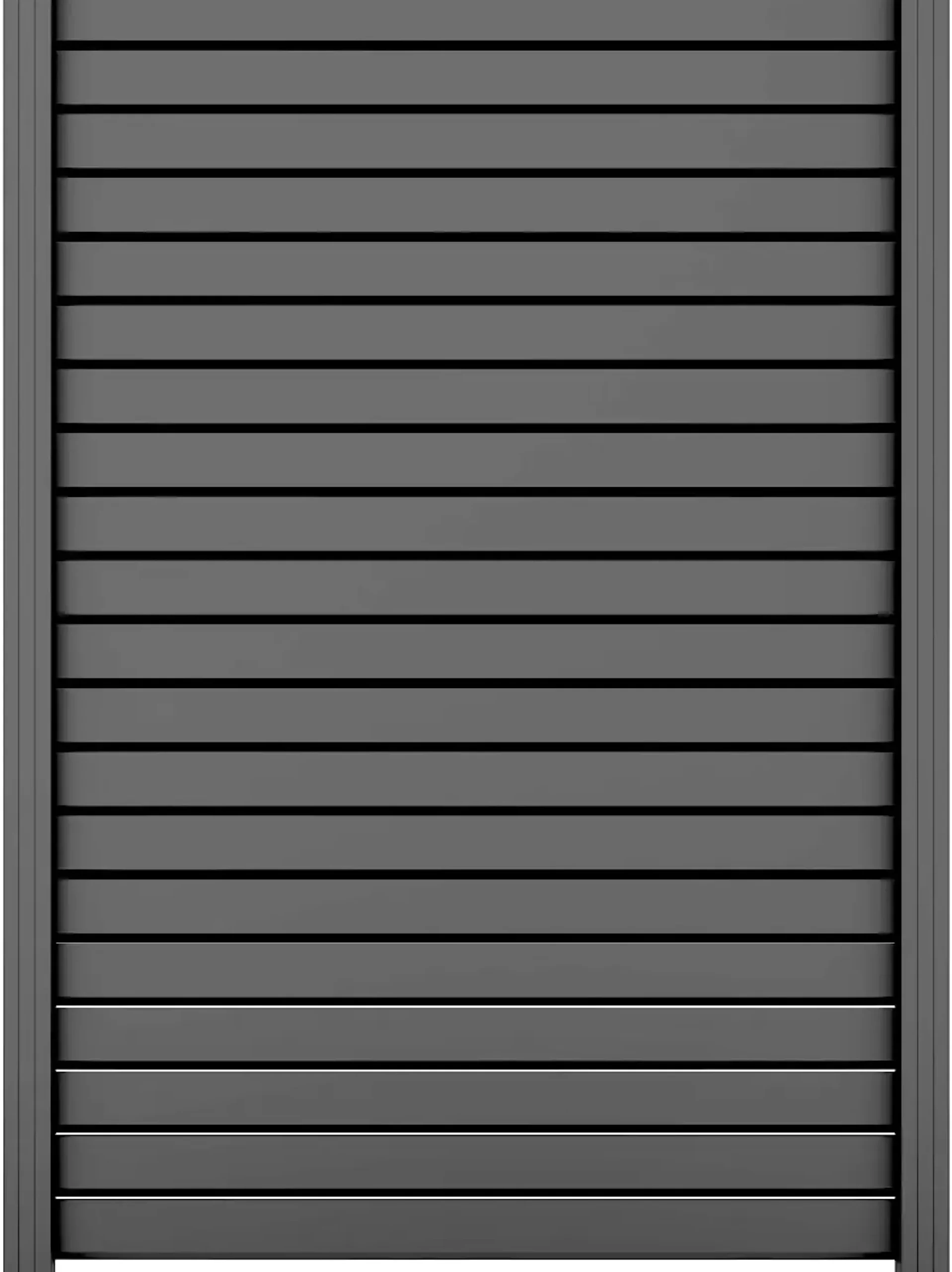 Ambiente Alu-Zaun Grundset Rhombus MINI 187 x 124,2 cm grau