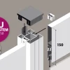 Ambiente Alu-Zaun Paneel 150 + ESG 8 mm 120 cm x 180 cm 22 mm stark