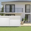 Ambiente Alu-Zaun Paneel 150 + ESG 8 mm 180 cm x 180 cm 22 mm stark