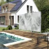 Ambiente Glaszaun B x H: 51,5 cm x 120 cm, gehärtetes 8 mm Glas