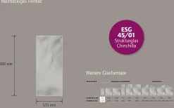 Ambiente Glaszaun B x H: 51,5 cm x 120 cm, gehärtetes 8 mm Glas