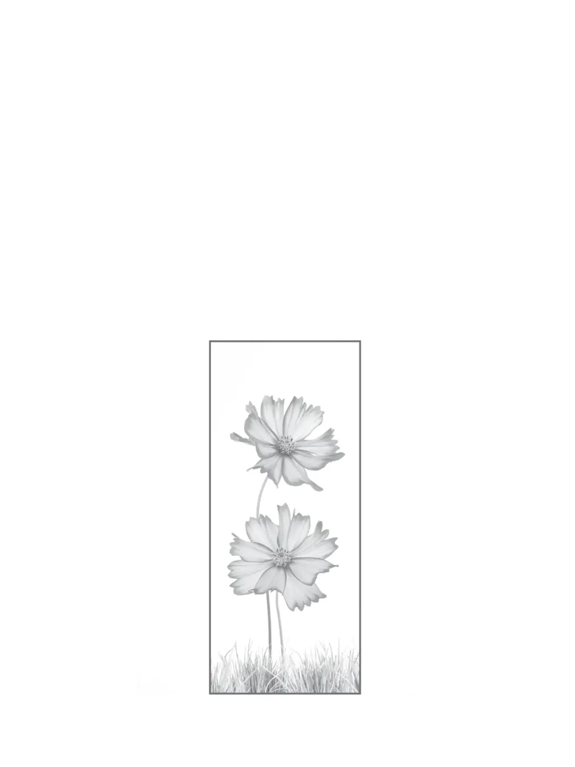 Ambiente Glaszaun Dekor 93 51,5 x 120 cm gehärtetes 8 mm Glas