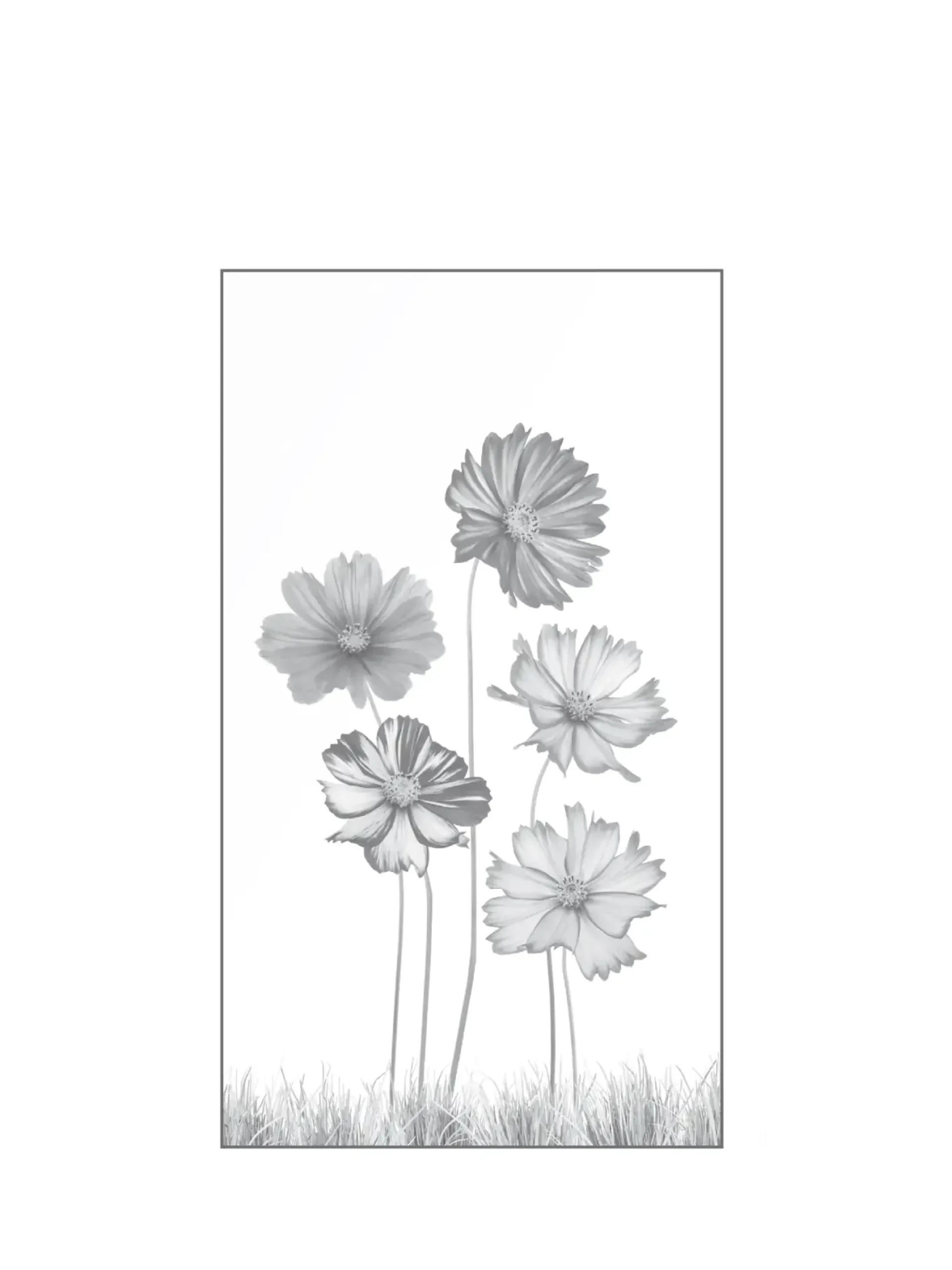 Ambiente Glaszaun Dekor 93 103 x 180 cm gehärtetes 8 mm Glas