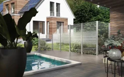 Ambiente Glaszaun Dekor 83 103 x 120 cm gehärtetes 8 mm Glas
