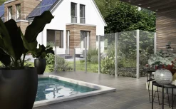Ambiente Glaszaun Dekor 00/01 120 x 180 cm gehärtetes 8 mm Glas