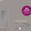 Ambiente Glaszaun Dekor 44/03 51,5 x 120 cm gehärtetes 8 mm Glas