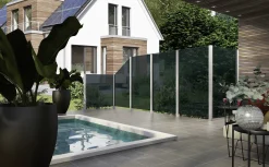 Ambiente Glaszaun Dekor 44/03 51,5 x 120 cm gehärtetes 8 mm Glas