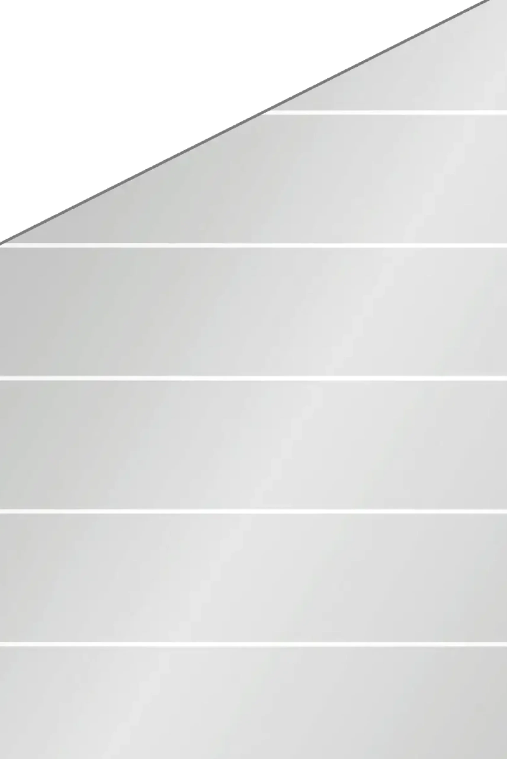 Ambiente Glaszaun Dekor 82 schräg 120 x 120/180 cm gehärtetes 8 mm Glas