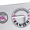 Ambiente Glaszaun Dekor 44/03 103 x 180 cm gehärtetes 8 mm Glas