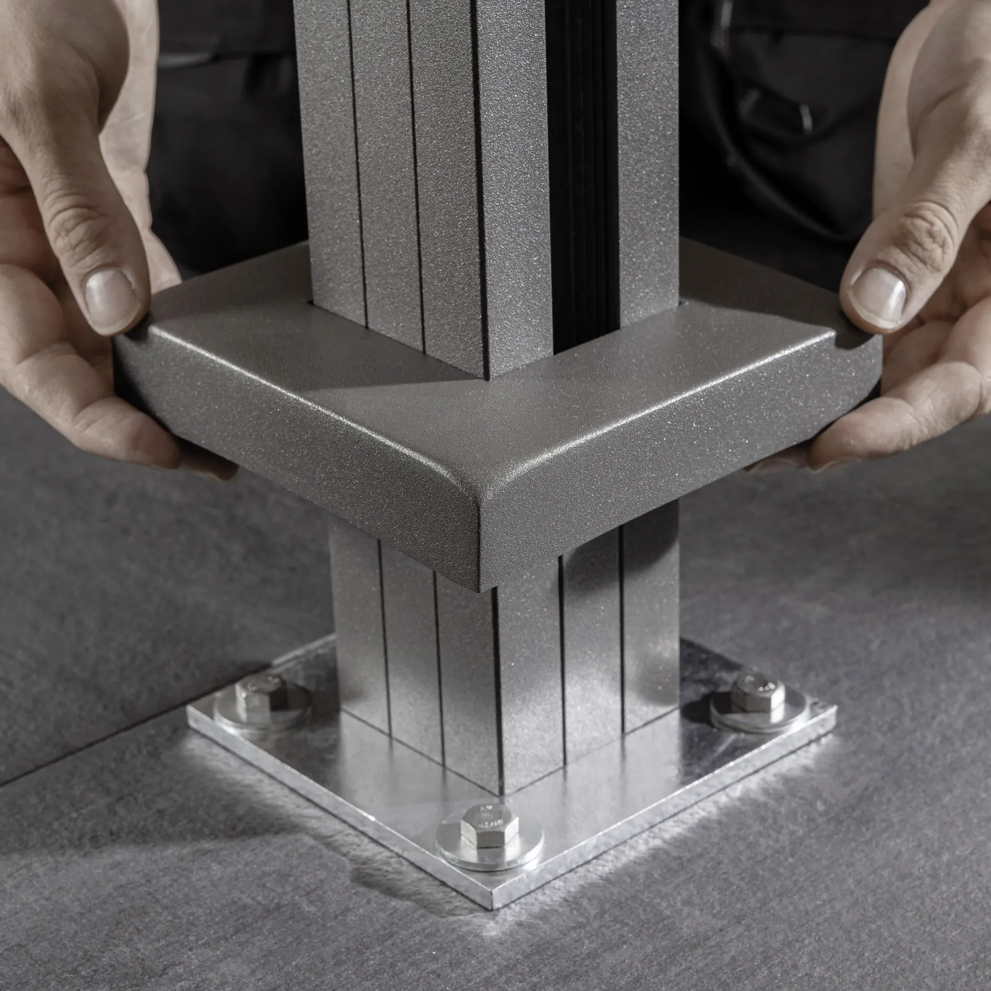 Ambiente Glaszaun Grundset Klarglas 187 x 107,2 cm grau